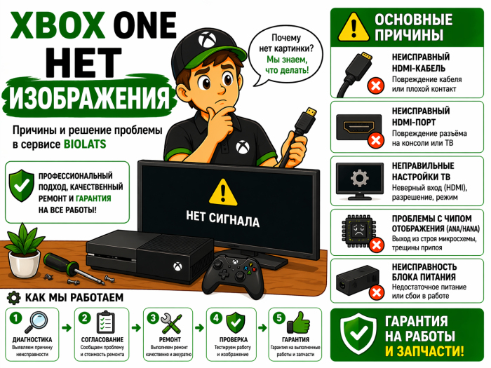 Xbox Series X/S нет изображения: возможные причины и решения