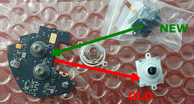 Meta Quest 2 kreisā kontrollera remonts — analogās sviras nomaiņa drift problēmas dēļ