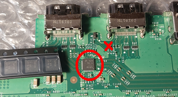 Xbox One X не показывает изображение — замена видеочипа HDMI в Риге 