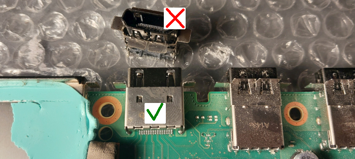 Xbox Series S uzstādīta jauna HDMI ligzda